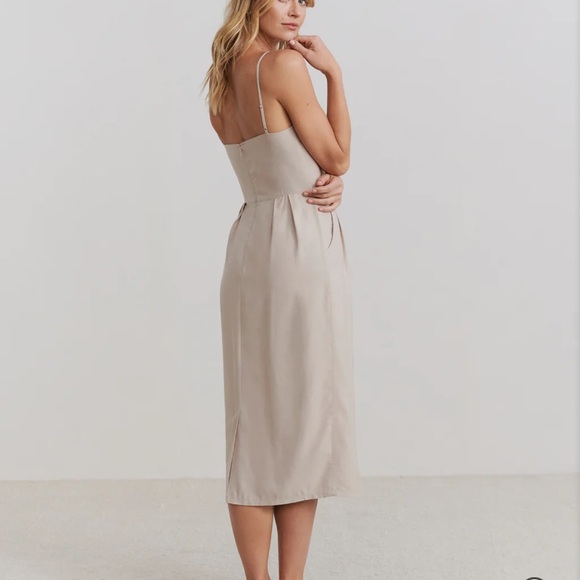 Jenni Kayne Ivory Rhode Dress L NWT - Picture 4 of 14